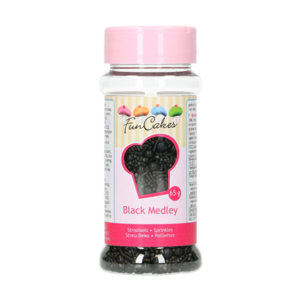 G41702 FunCakes Sprinkle Medley Black