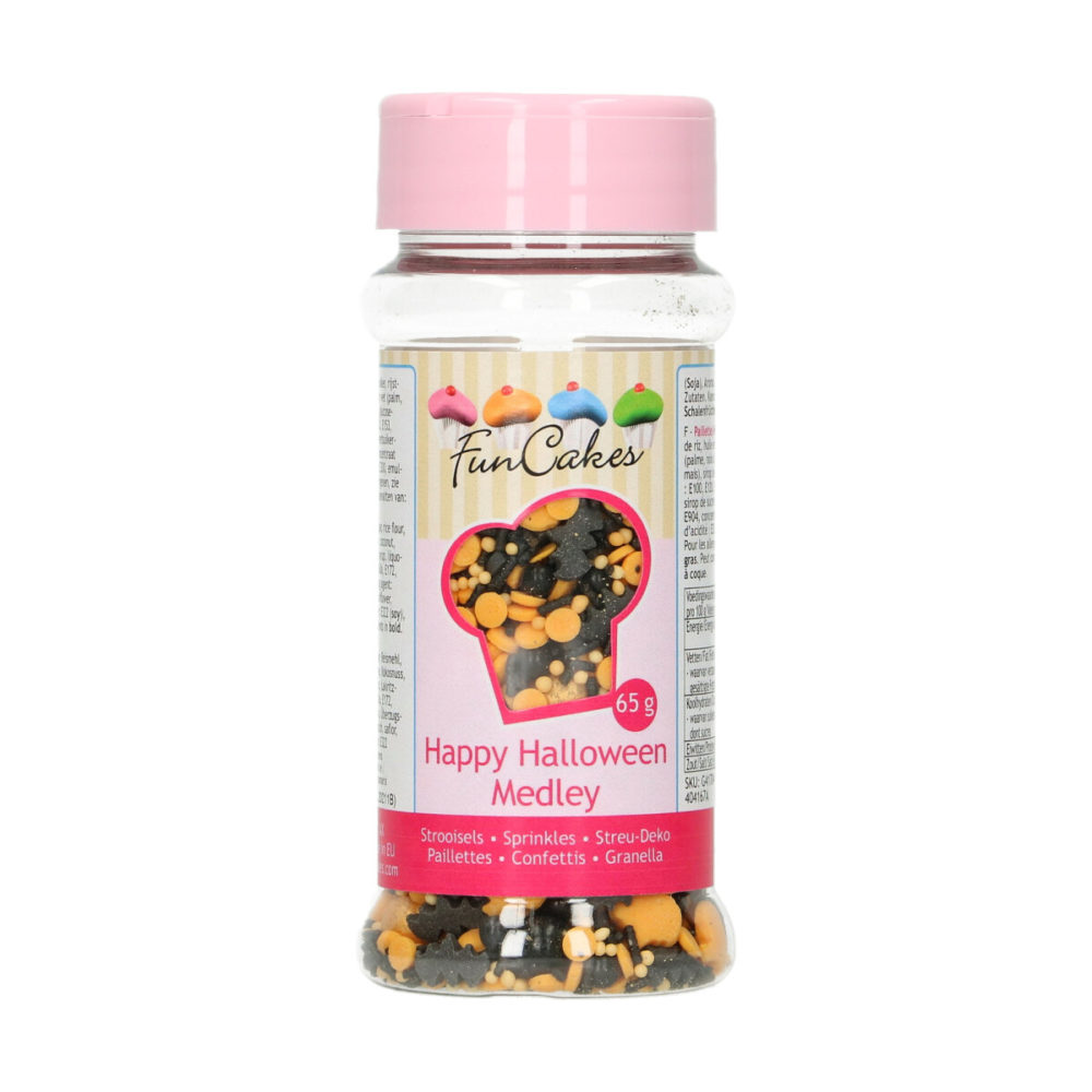 G41704 FunCakes Sprinkle Medley Happy Halloween