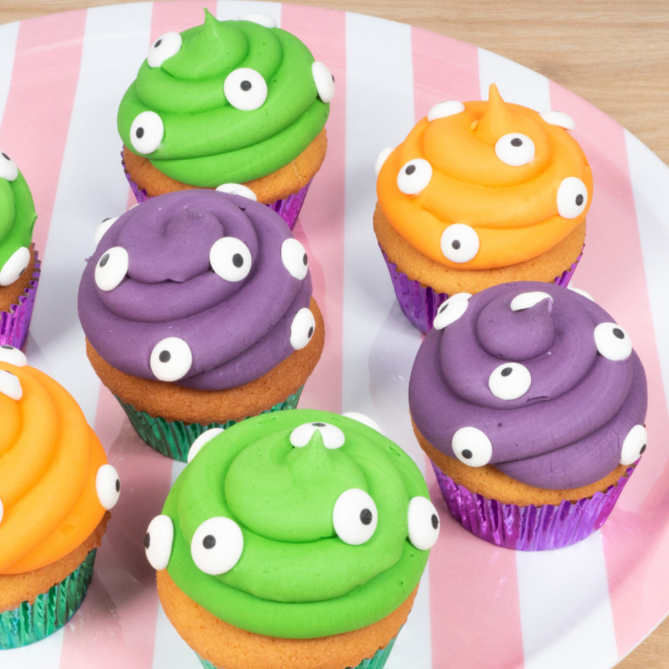 Eenvoudige spookjescupcakes
