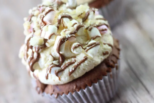 Rocky road cupcakes