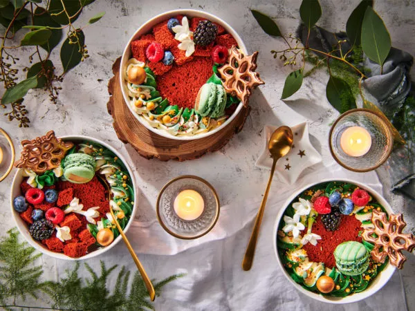 Christmas Cake Bowl