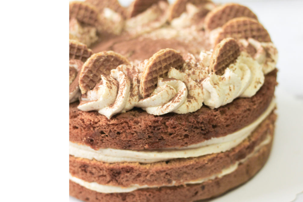 Caramel Cake met hazelnoot bavarois 2