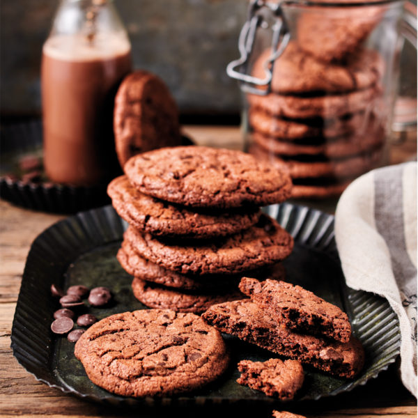 Double Chocolate Chip Cookies
