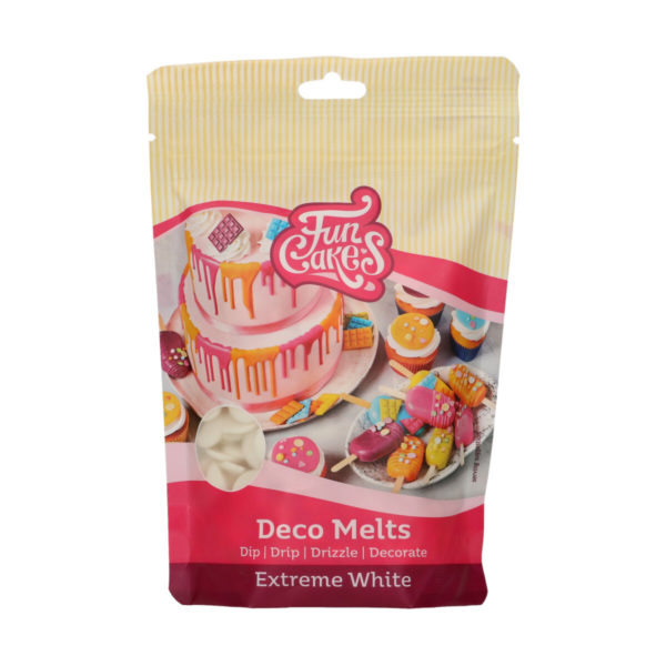 F25105 FunCakes Deco Melts Extreme White 250g