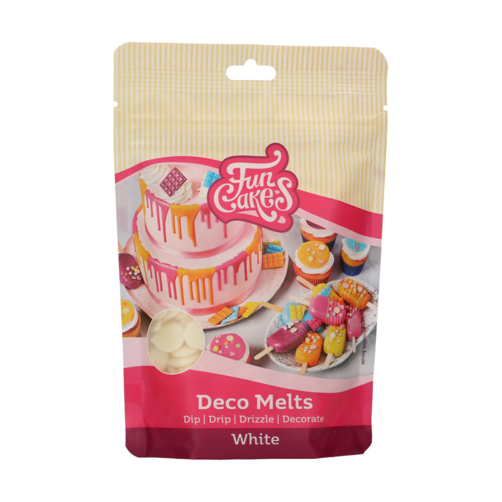 F25110 FunCakes Deco Melts White 250g