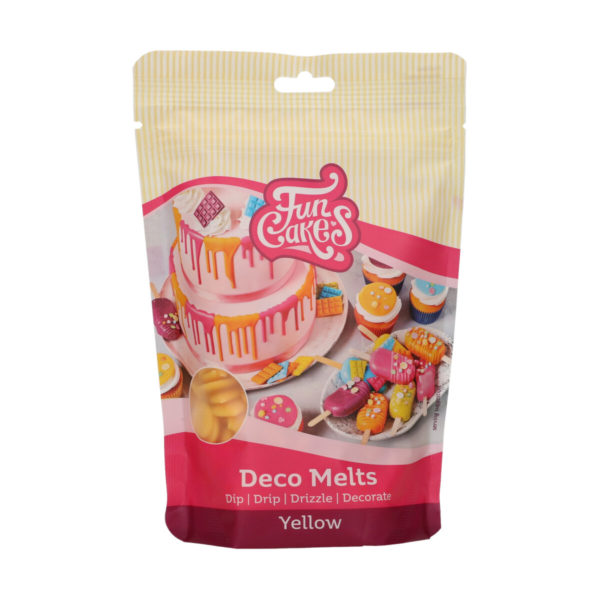 F25115 FunCakes Deco Melts Yellow 250g