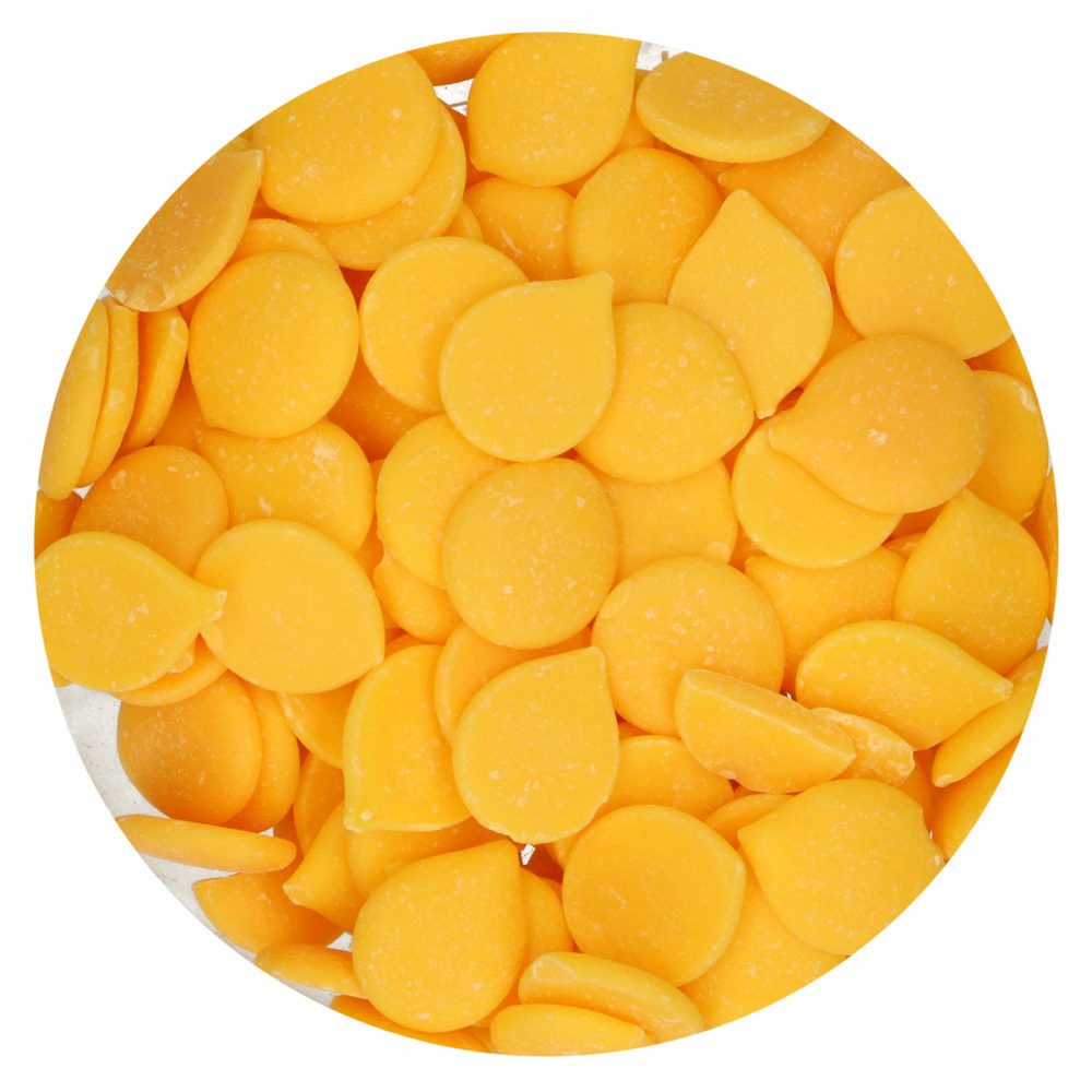 F25115 FunCakes Deco Melts Yellow 250g Melts