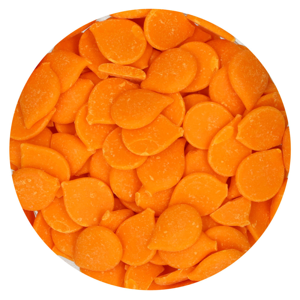F25120 FunCakes Deco Melts Orange 250g Melts