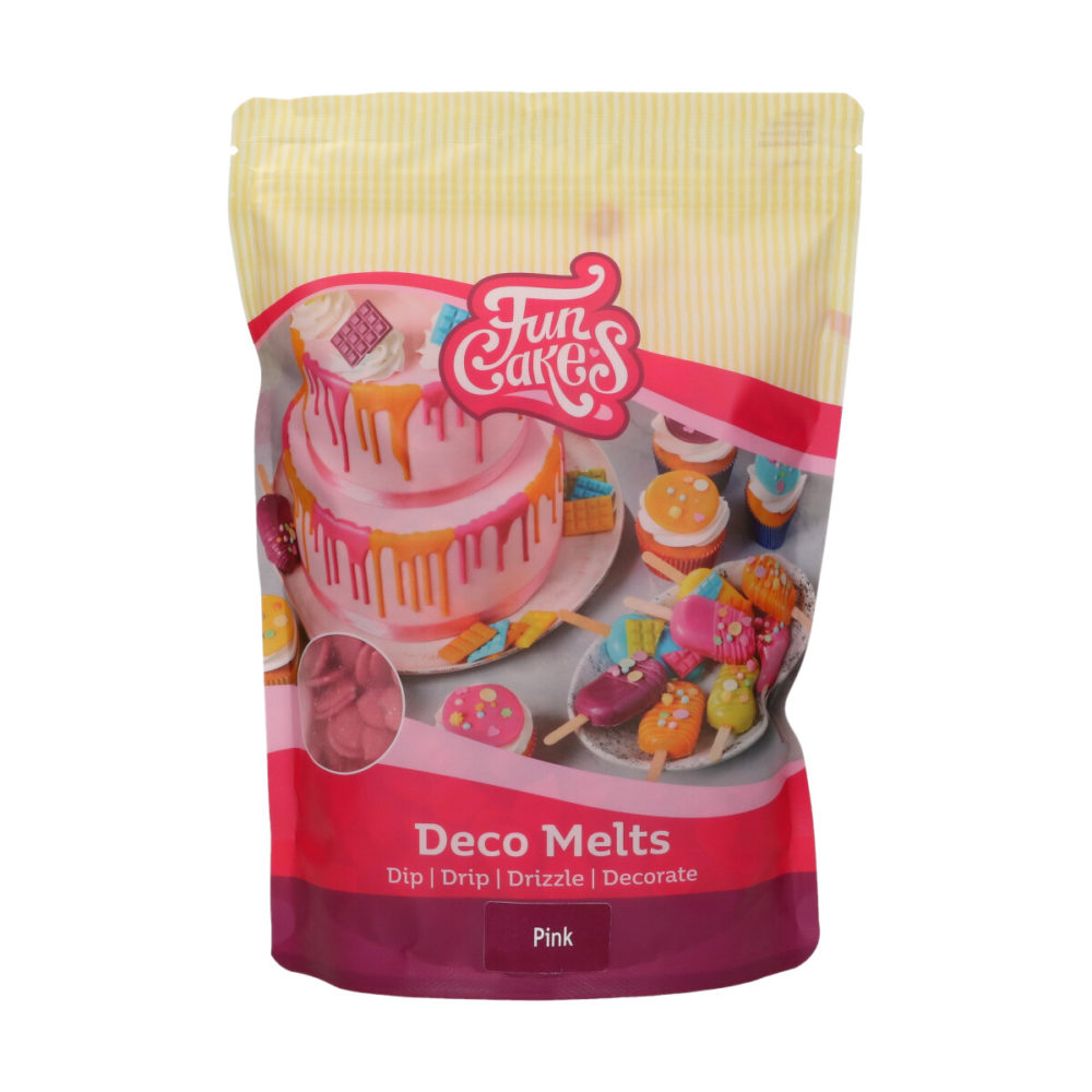 F25205 FunCakes Deco Melts Pink 1kg