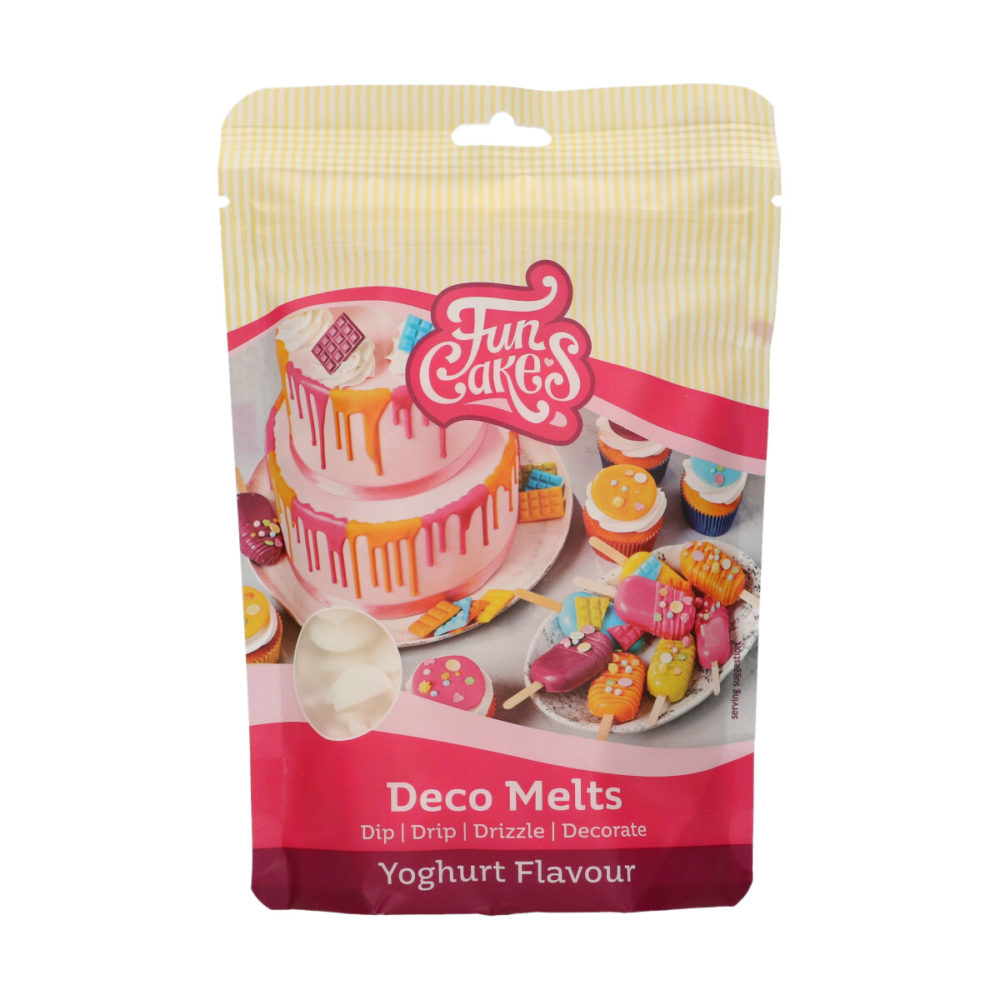 F25305 FunCakes Deco Melts Yoghurt Flavour 250g Deco Melts Yoghurt Flavour