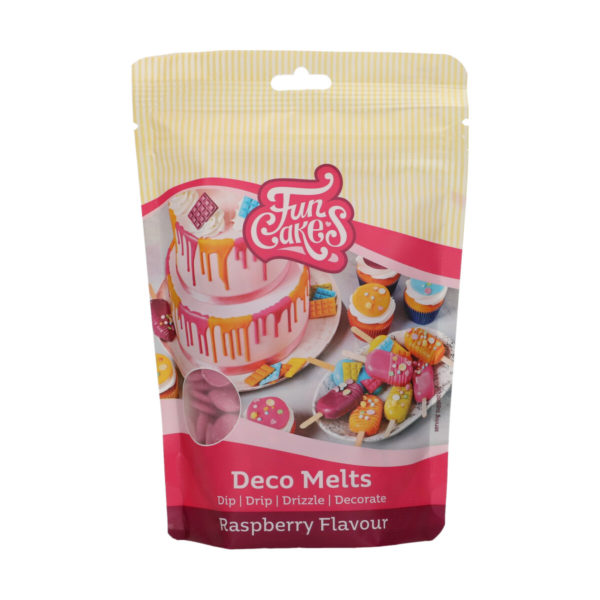 F25315 FunCakes Deco Melts Raspberry Flavour 250g