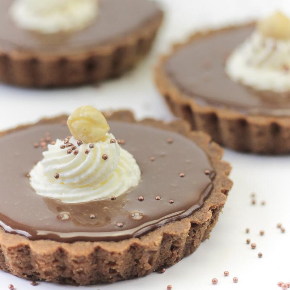 Caramel ganache tartelettes