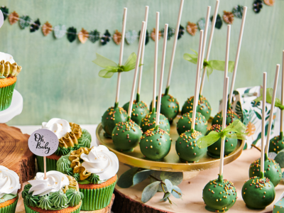 Cakepops Botanical Babyshower