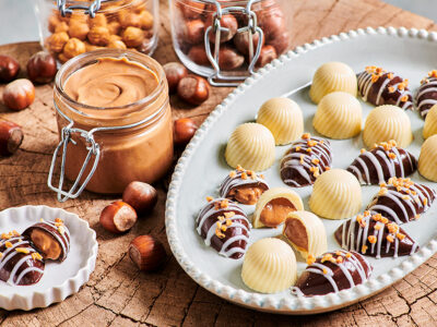 Chocolates With Hazelnut Praline Filling
