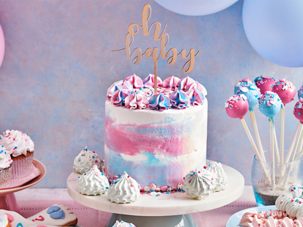 Gender Reveal Cake