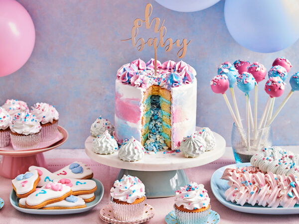 Gender Reveal Cake