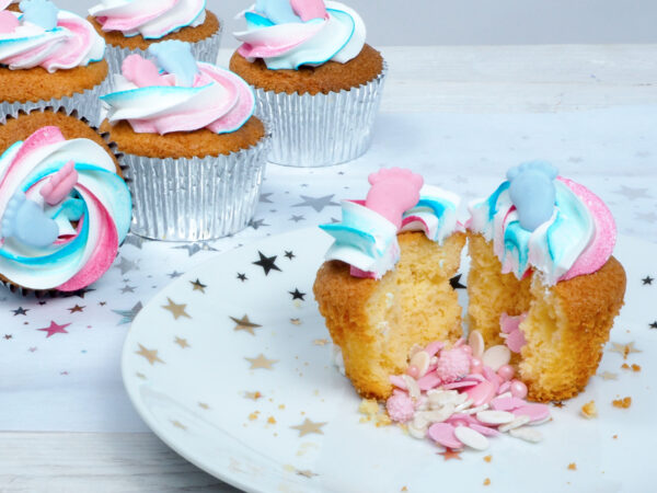 Gender Reveal Cupcakes