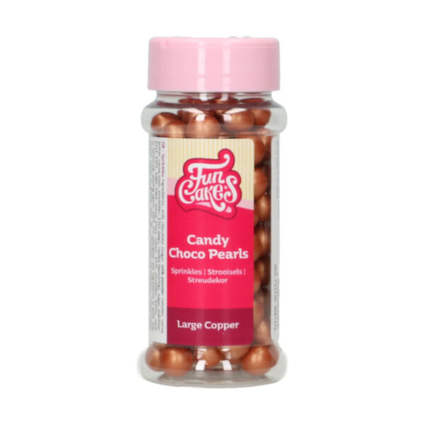 F52730 FunCakes Candy Choco Pearls Large Copper