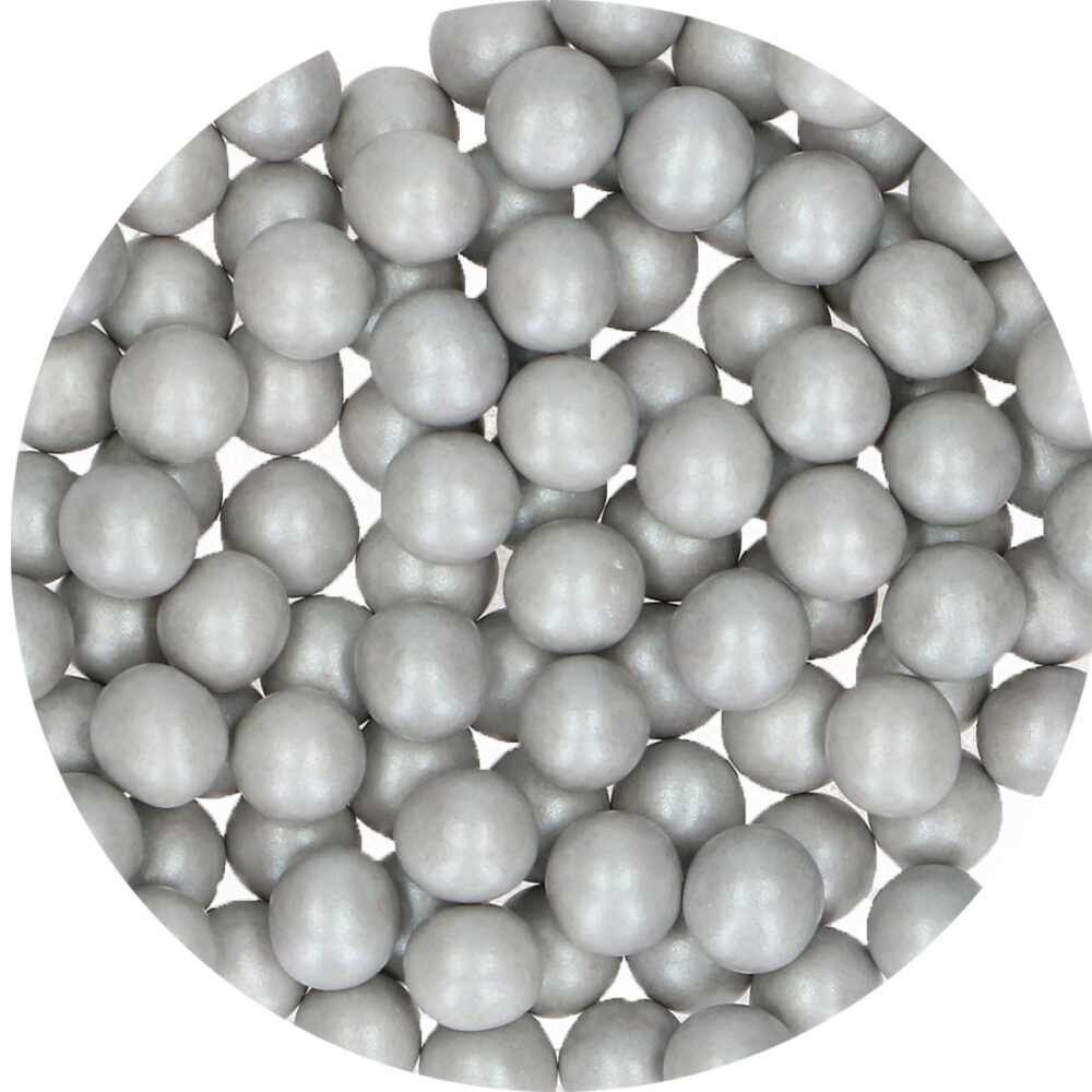 F52740 FunCakes Candy Choco Pearls Large Silver Pot