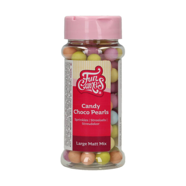 F52745 FunCakes Candy Choco Pearls Large Matt Mix