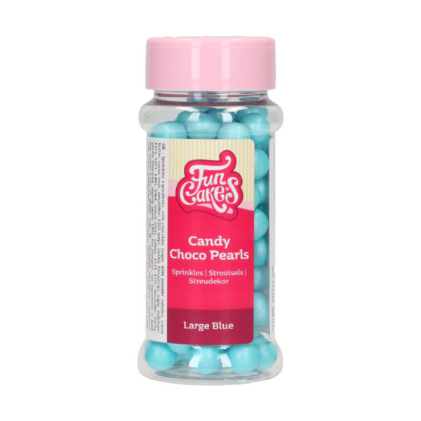 F52750 FunCakes Candy Choco Pearls Large Blue