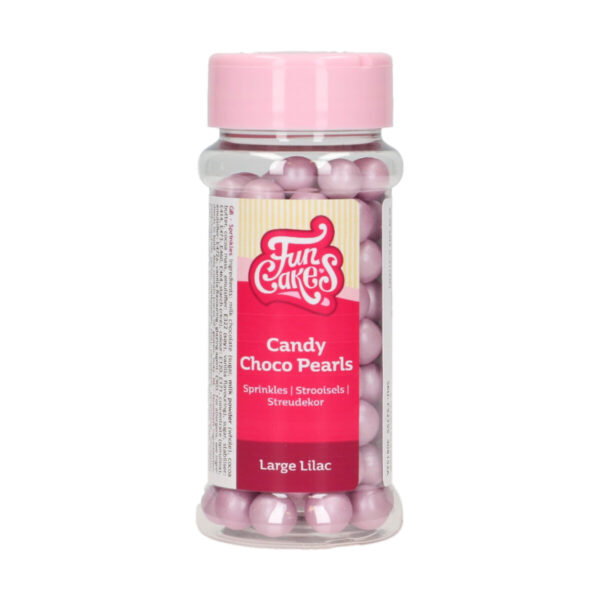 F52755 FunCakes Candy Choco Pearls Large Lilac