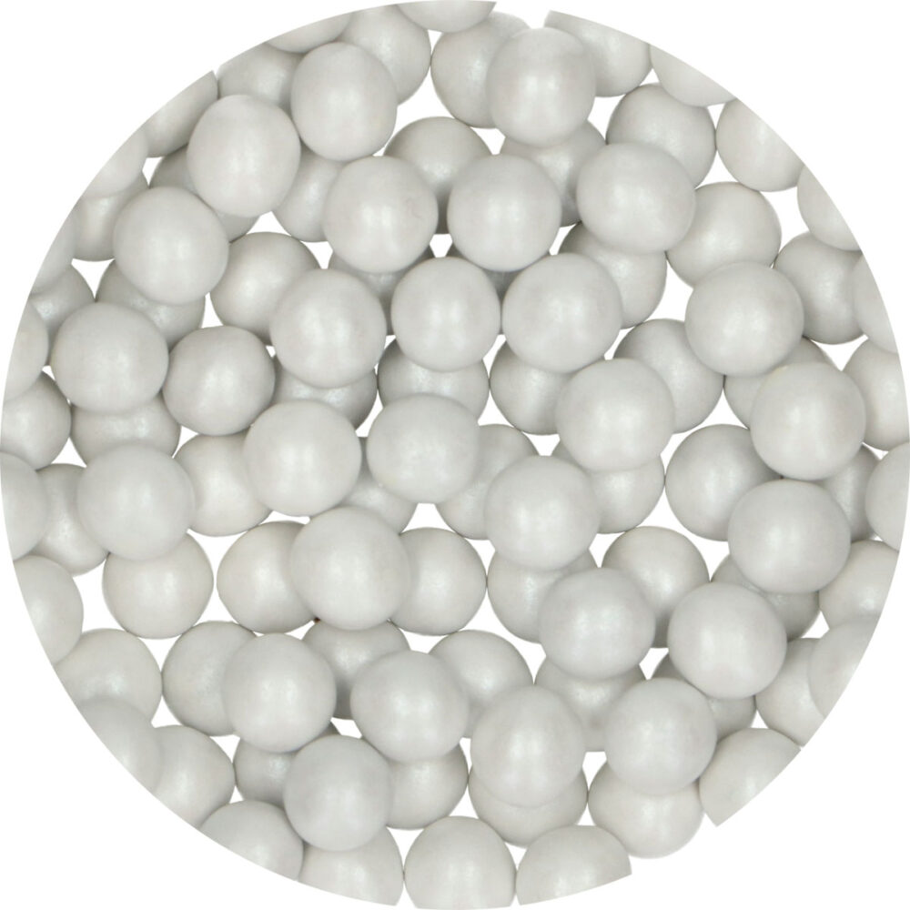 F52770 FunCakes Candy Choco Pearls Large White Pot