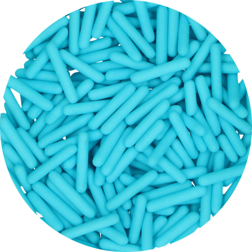 F52780 FunCakes Matt Sugar Rods XL Turquoise Pot