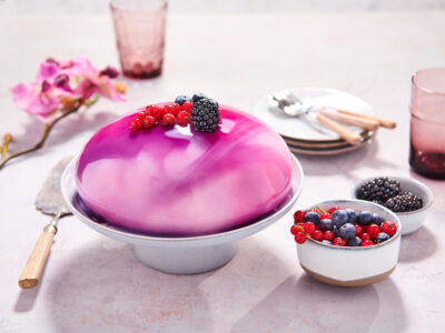 Mirror Glaze Cake