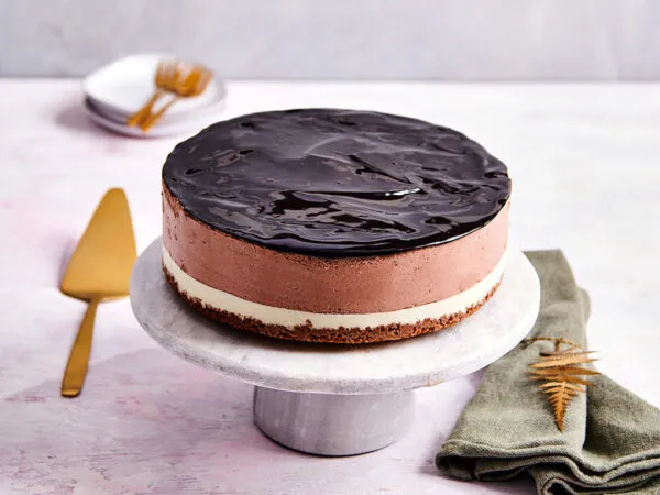 Chocolate bavarois cake