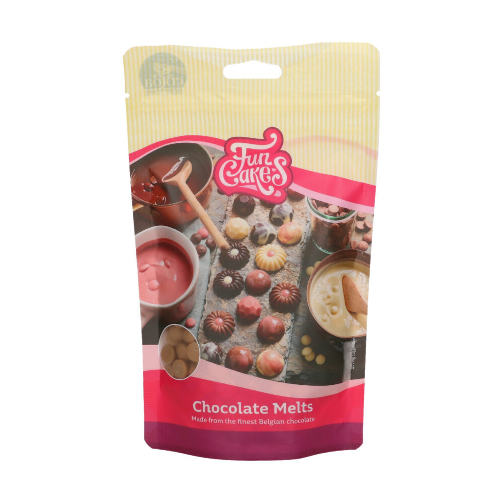 F30155 FunCakes Chocolade Melts Gold Chocolate Melts Gold