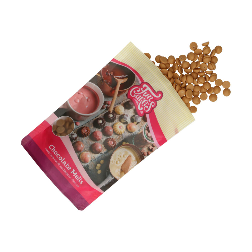 F30155 FunCakes Chocolade Melts Gold Melts