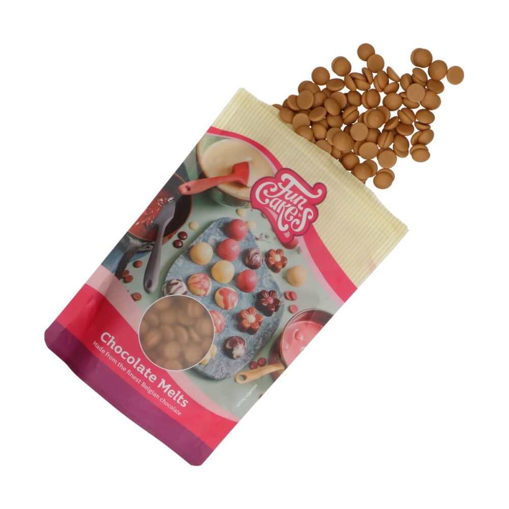 F30155 FunCakes Chocolate Melts Gold Melts B