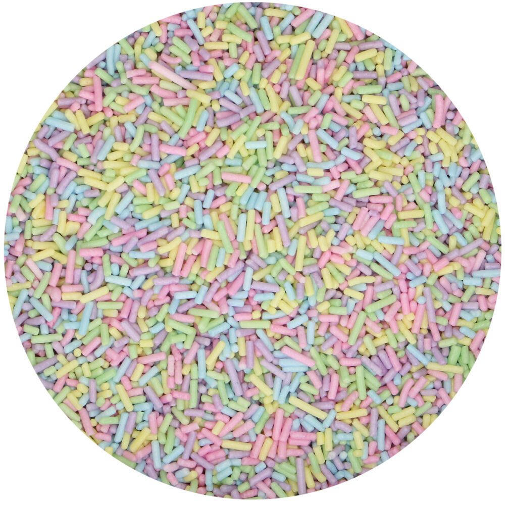 F52195 FunCakes Sugar Strands Pastel Sprinkles