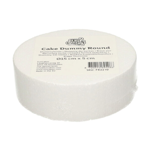 F82210 FunCakes Cake Dummy Round 15cm