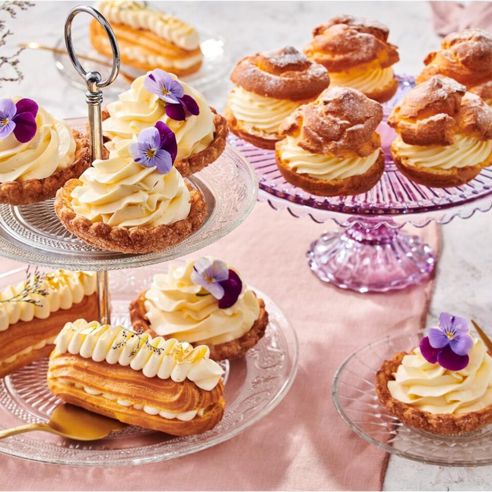 Eclairs met Zwitserse crème