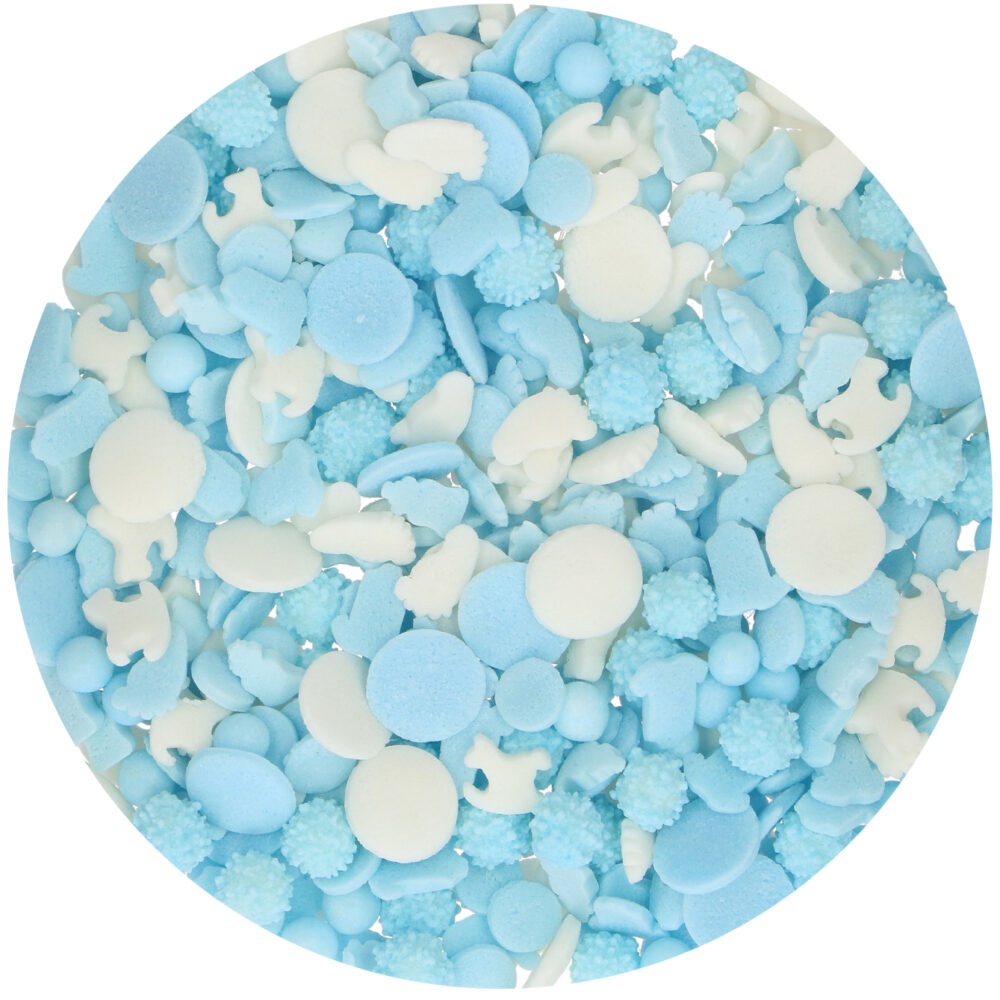 F51415 FunCakes Sprinkle Medley Baby Blue 50g Sprinkles