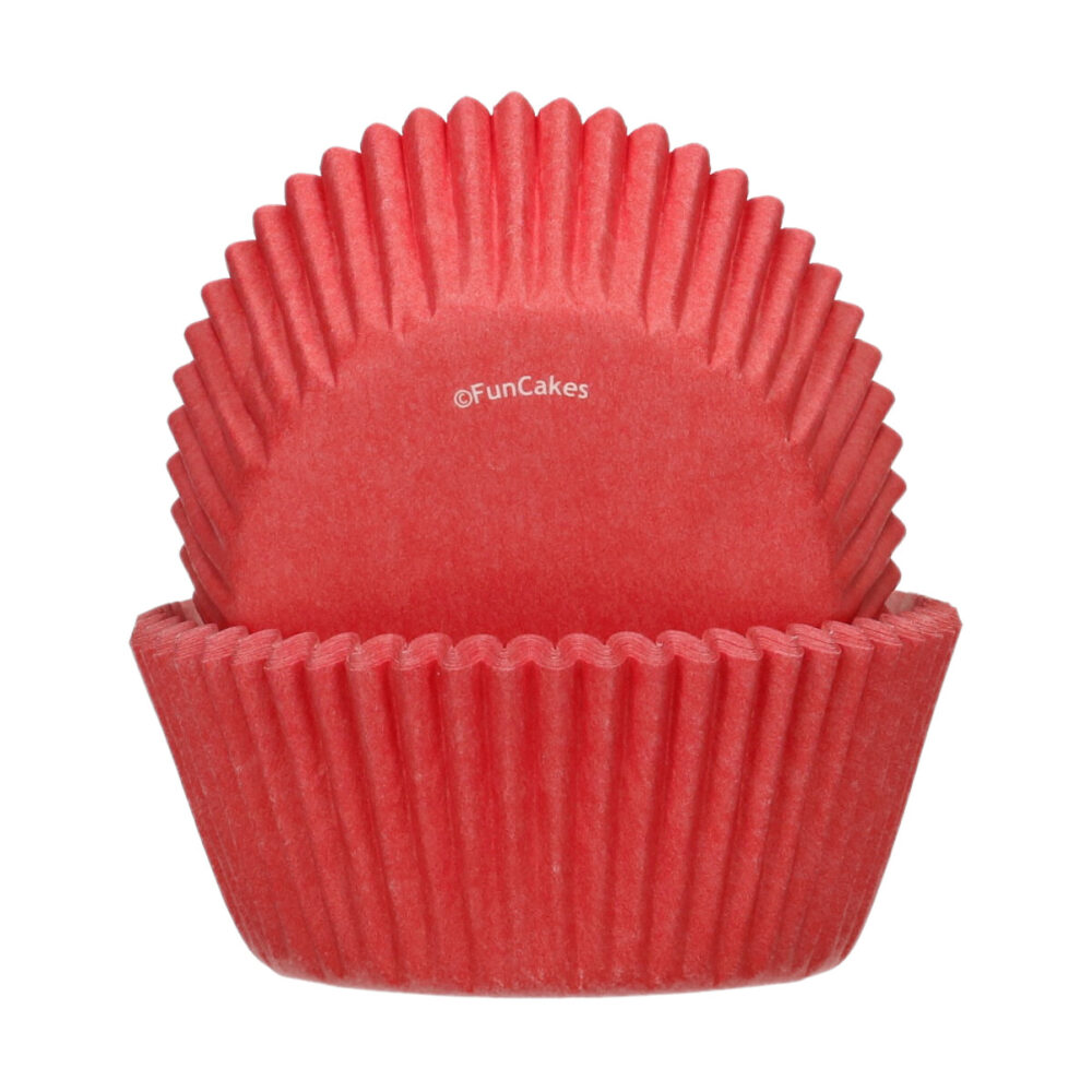 F84120 FunCakes Baking Cups Red Cups