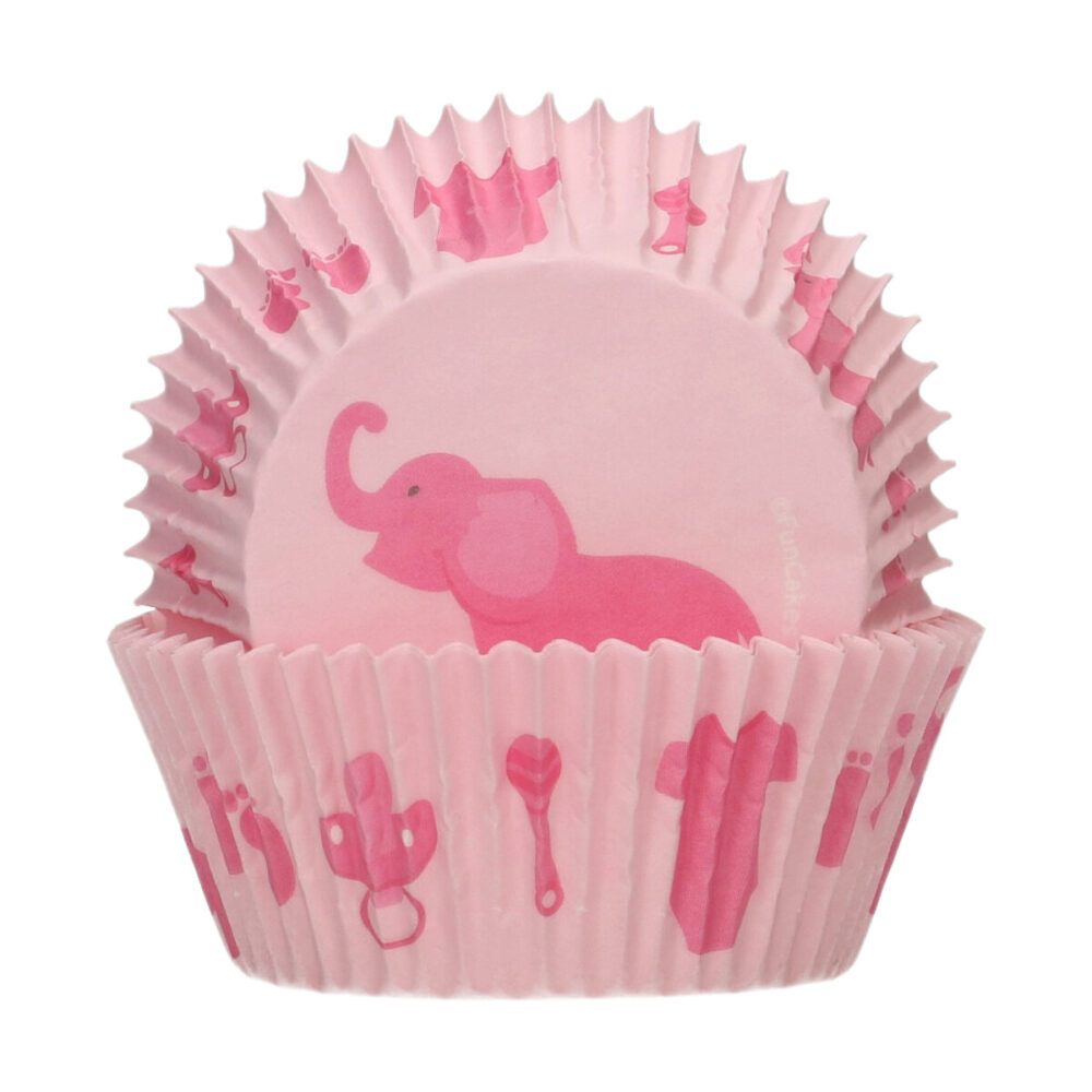 F84160 FunCakes Baking Cups Baby Pink Cups