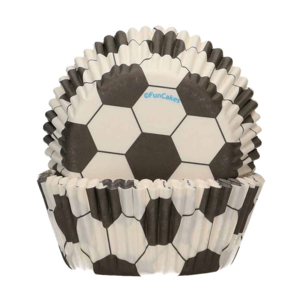 F84200 FunCakes Baking Cups Football Cups