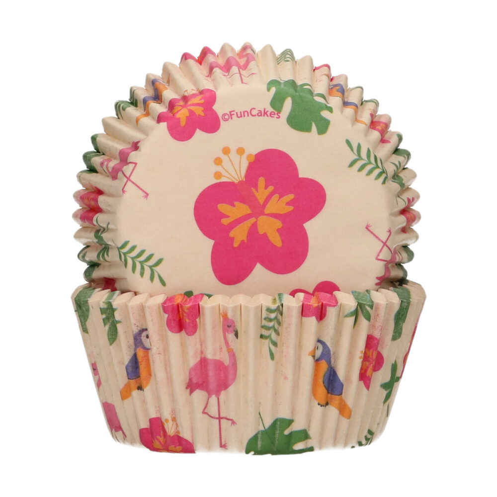 F84215 FunCakes Baking Cups Tropical Cups