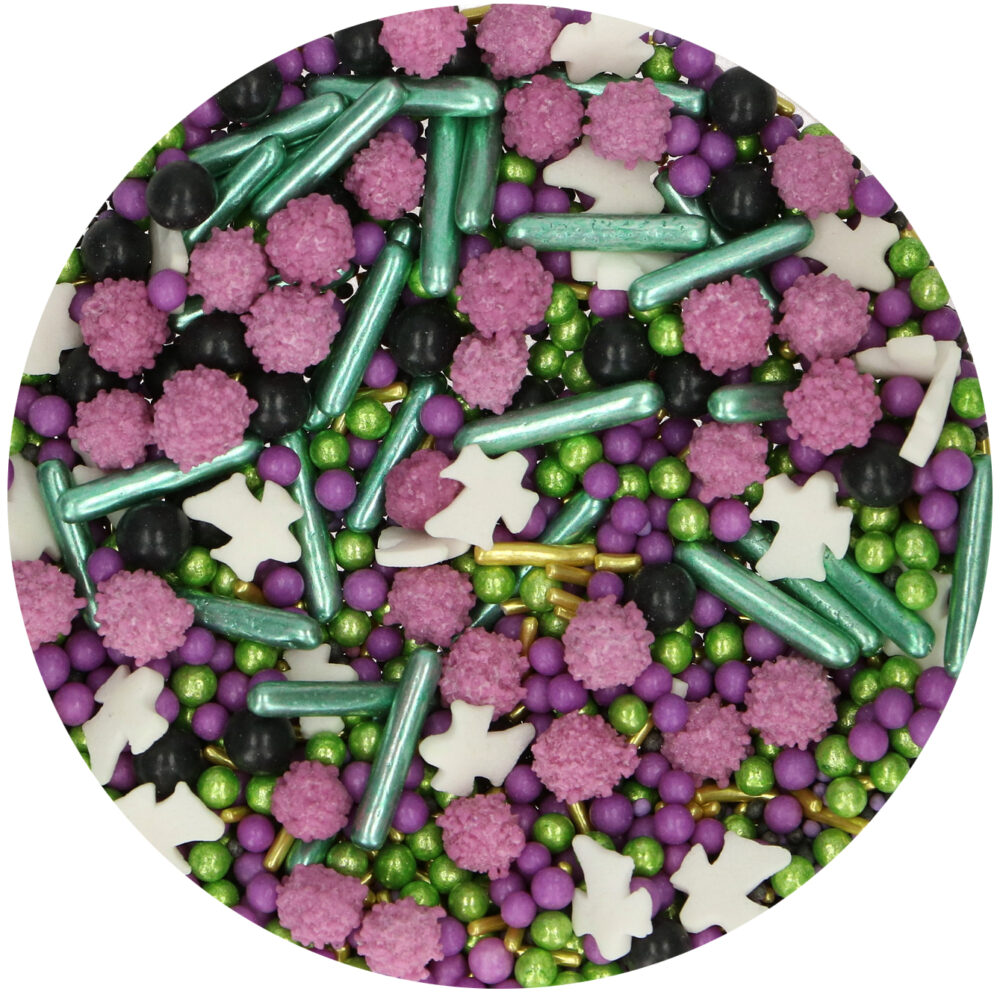 F51465 FunCakes Sprinkle Medley Stylish Halloween 65g Sprinkles