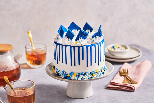 FunCakes Choco Drip Cake Royal Blue