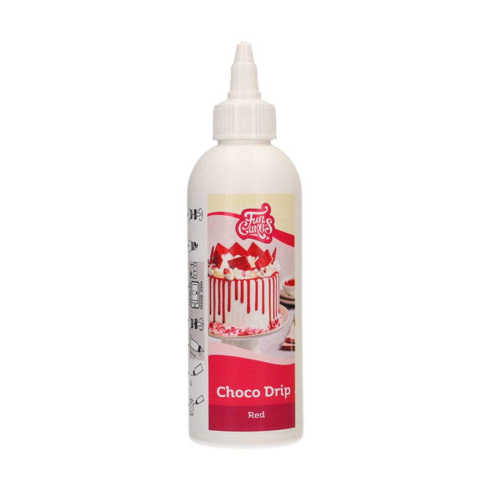 F54330 FunCakes Choco Drip Red Choco Drip Red