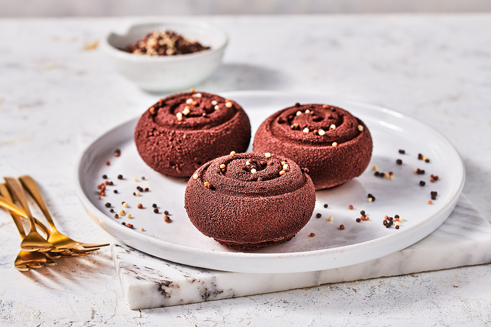 FunCakes Velvet Pastries Dark Choco Dark choco velvet bavarois pastries