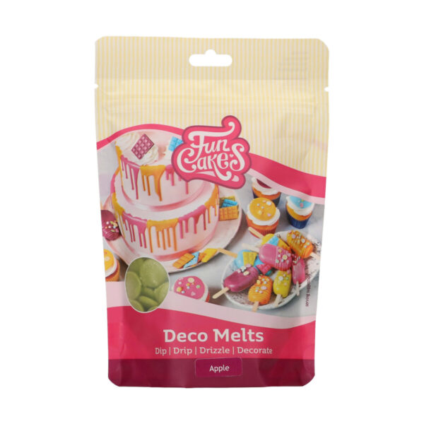 F25330 FunCakes Deco Melts Green Apple Flavour 250g
