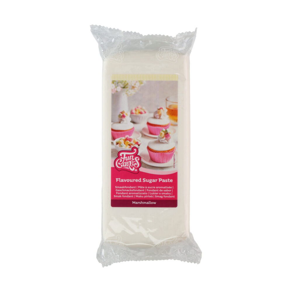 F20445 FunCakes Flavoured Sugar Paste Marshmallow 1kg