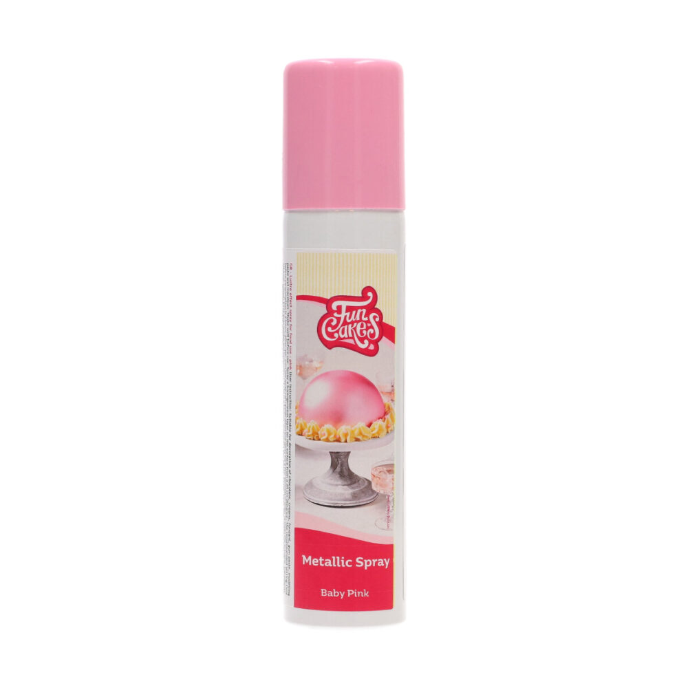 F41450 FunCakes Metallic Spray Baby Pink Metallic Spray Baby Pink