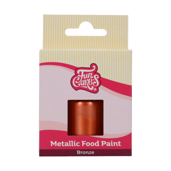 F45190 FunCakes Metallic Food Paint Bronze