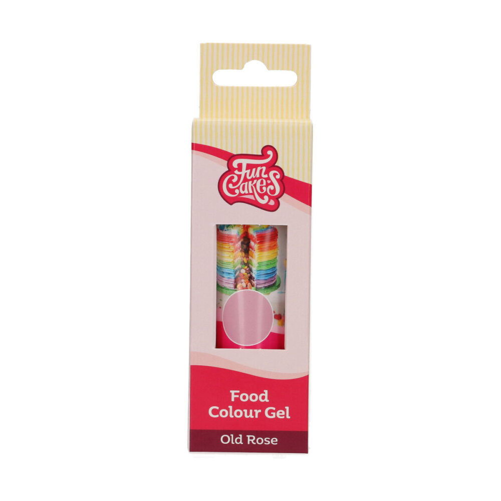 F44210 FunCakes Food Colour Gel Old Rose Food Colour Gel Old Rose